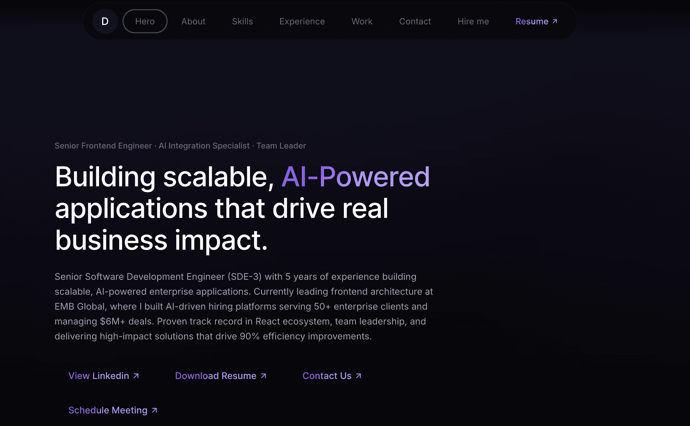 Open-sourced my portfolio CMS. Host it yourself, fork it, send PRs — whatever you want to do with it.